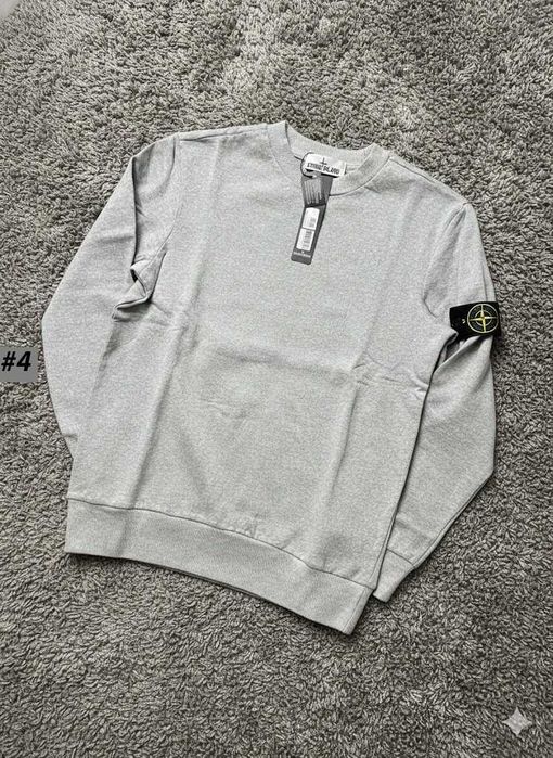 Новый Серый Свитшот Stone Island