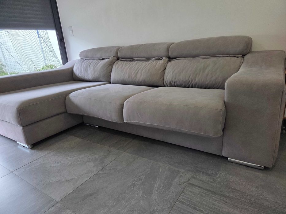 Sofá Canto cinzento