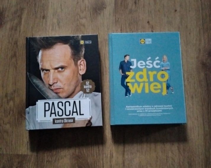 Książki kucharskie z Lidla