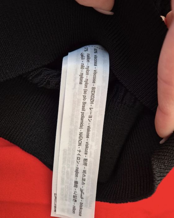 Sweter czarny ZARA z perełkami