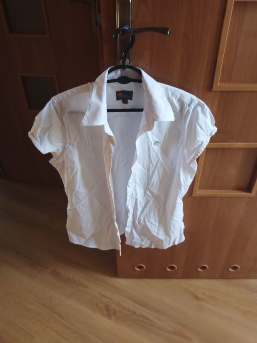 Koszula biała na krótki rękaw