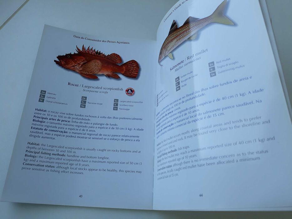 Guia do Consumidor dos Peixes Açorianos