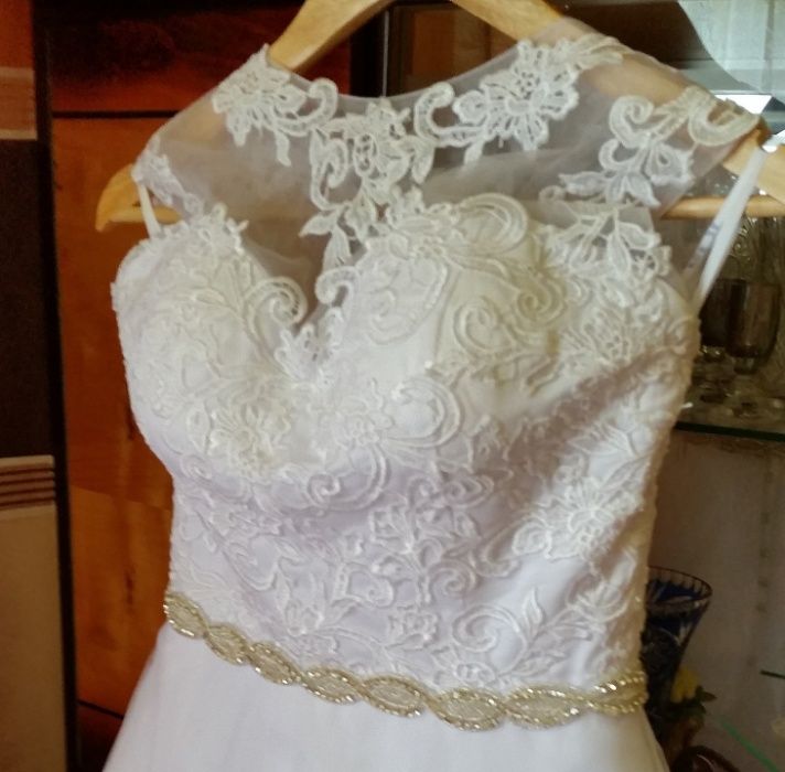 okazja!! suknia ślubna xs-s