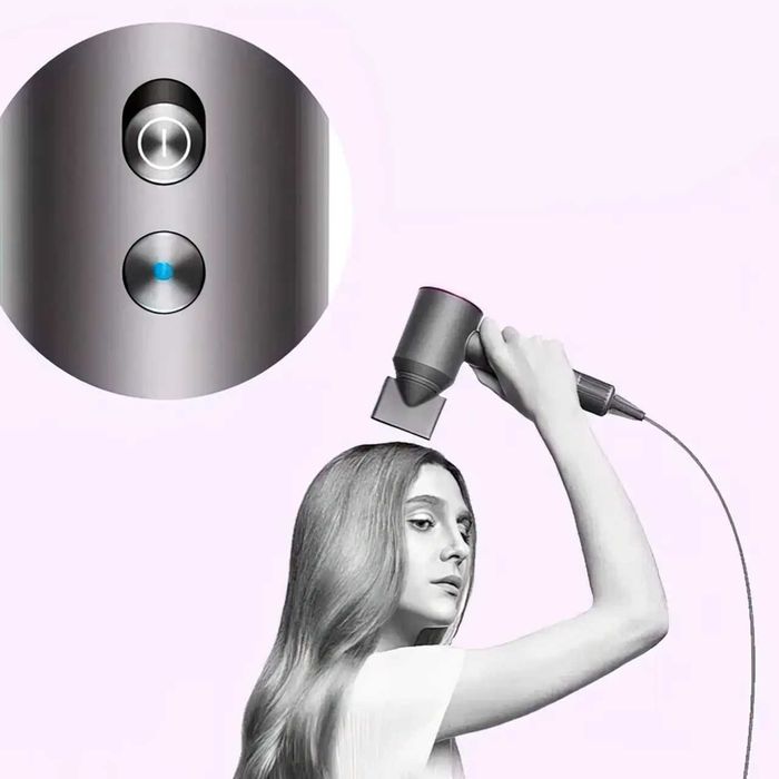 Фен для волос Super Hair Dryer, 1600 Вт, с магнитными насадками