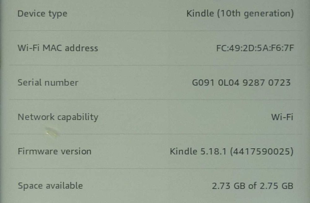 Kindle Basic 9 - 10th gen 8GB - podświetlenie jak w Paperwhite -0723-