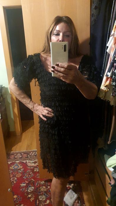 Vestido preto   novo ,