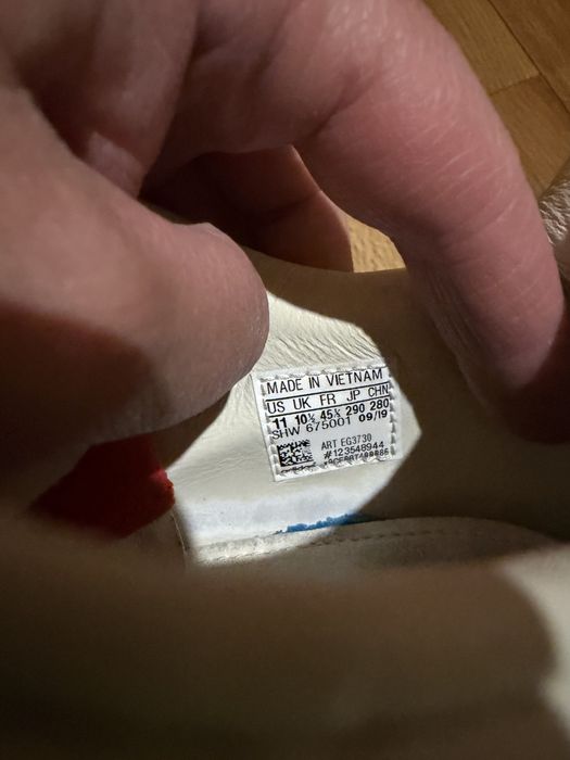 Кроссовки Adidas 424 SC Premiere Cloud White Scarlet