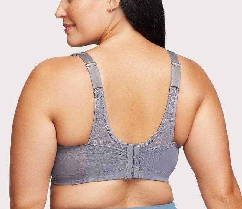 105G Мягкий спортивный бюстгальтер plus plus size с бесшовными чашками
