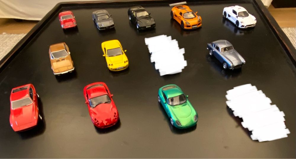 Miniaturas Sport, 1:43, Pagani, TVR, Porsche - Spark BOS Altaya Norev