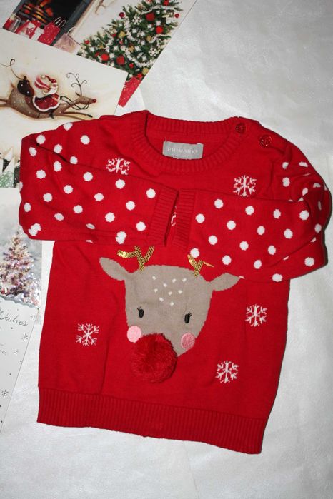 Новогодние свитера от 3 лет до 8лет,р-98-128 отличное состояние