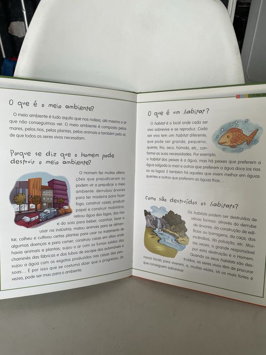 Livro Eu quero saber - o Meio Ambiente