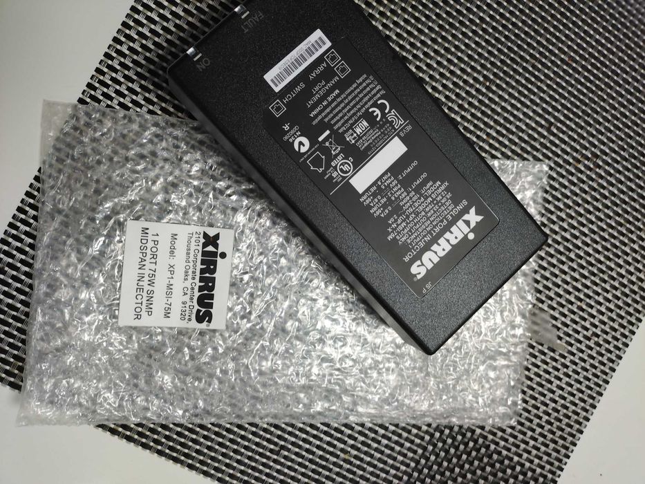 Керований PoE injector 75W 802.3bt/at/af Xirrus XP1-MSI-75M Gigabit