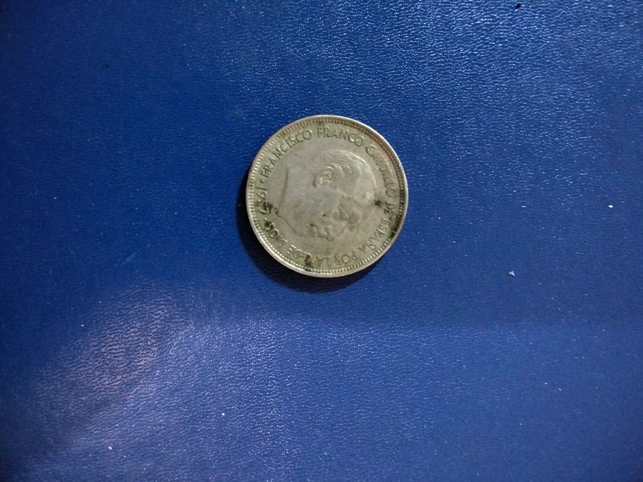 Moeda 50 pesetas rara 1957