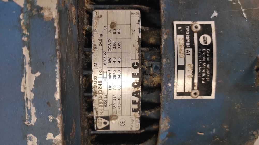 EFACEC BF5 112 M22 silnik 4 kw