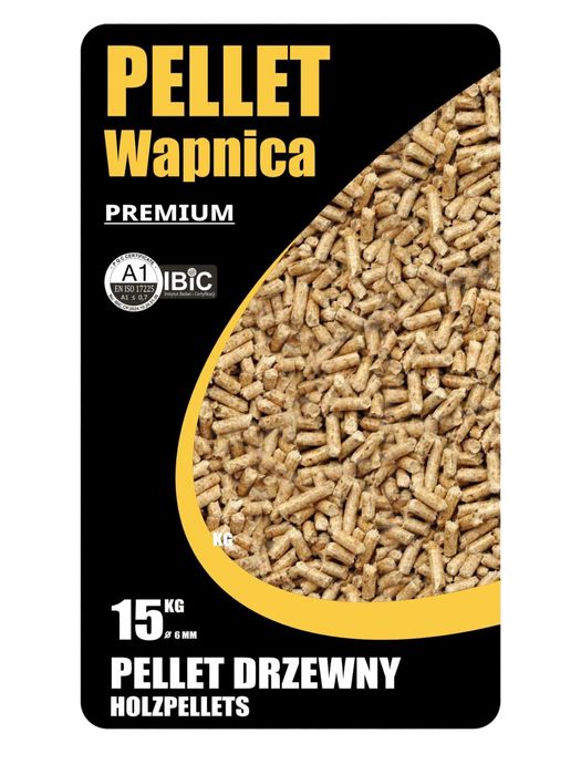 Pellet Wapnica 6mm - paleta 975kg - dostawa gratis - PROMOCJA !