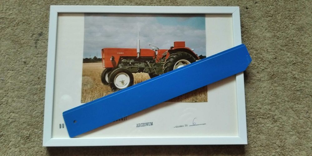 Obrazek z ciągnikiem Ursus C-350 pamiątka oryginał