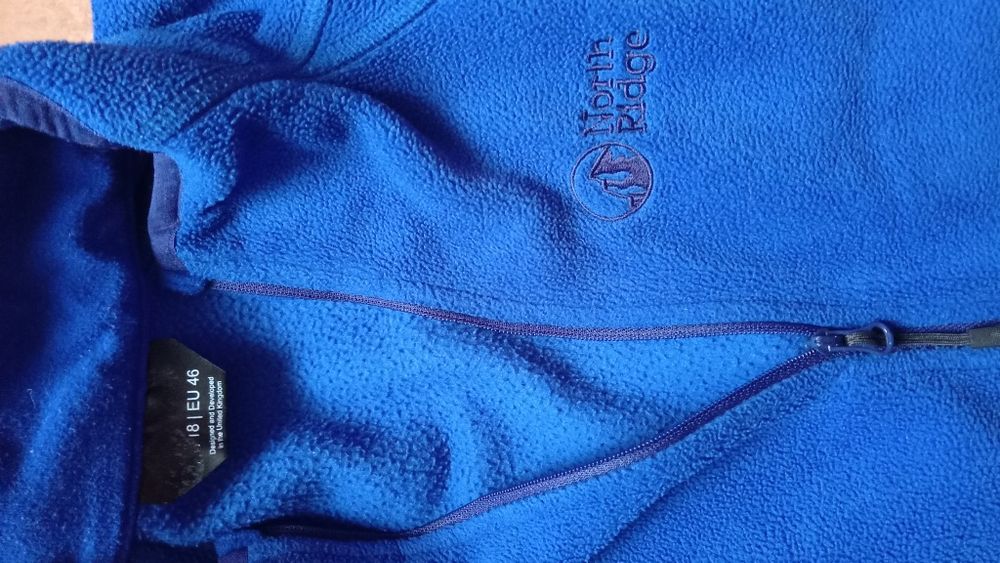 Bluza polarowa damska ciepla w rozmiarze XL/XXL kolor sliwkowy