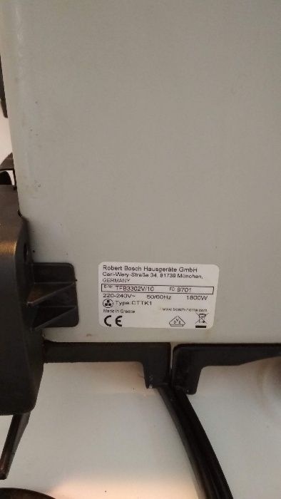 электрогриль Bosch TFB 3302 сделан в Греции