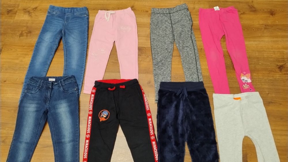 Paka ubrań dziewczynka rozmiar 128