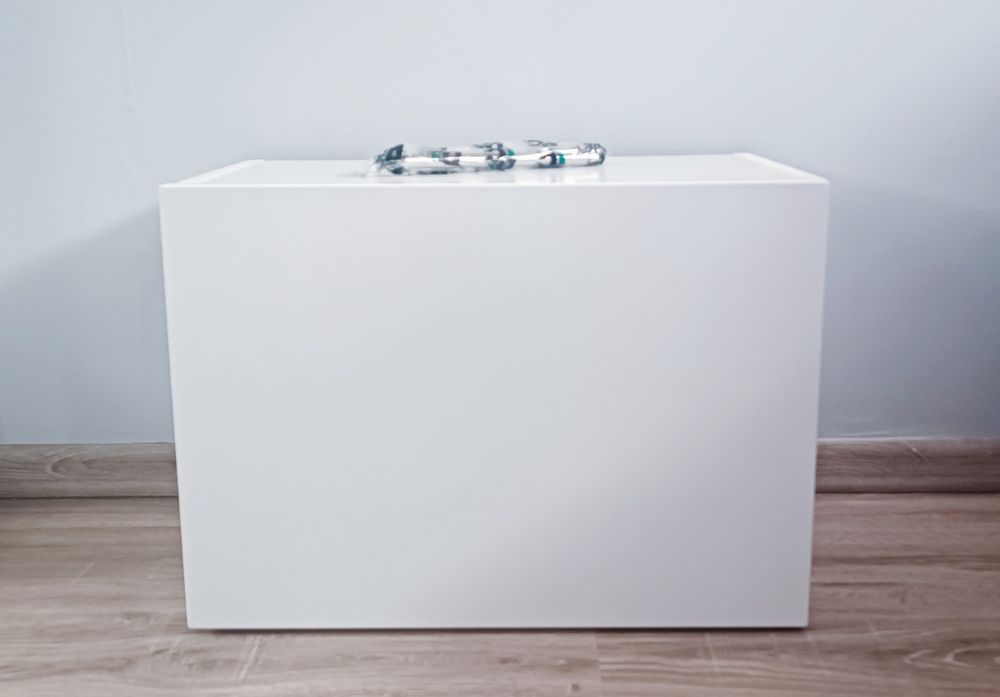 Szafka kuchenna biała wisząca połysk na okap