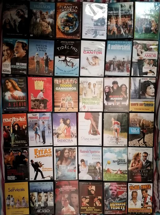 LOTE 186 DVD's Originais (LOTE 54) terror / comédia / romance / drama