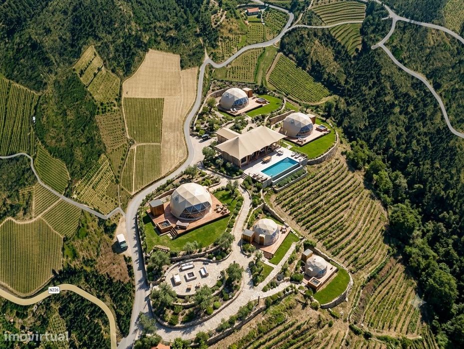 Quinta no Douro 20 000 com arrumo de apoio em Tarouca