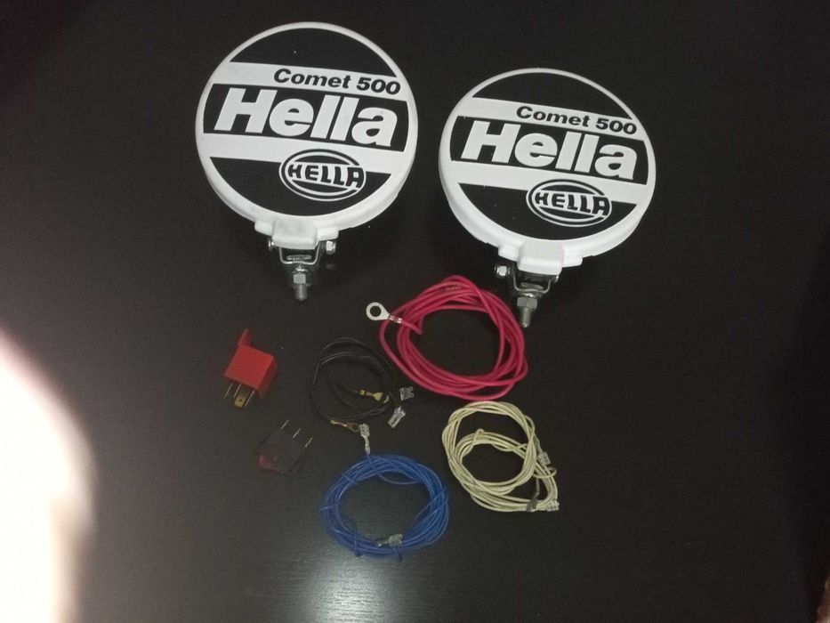 Faróis longo alcance Hella Comet 500 NOVO