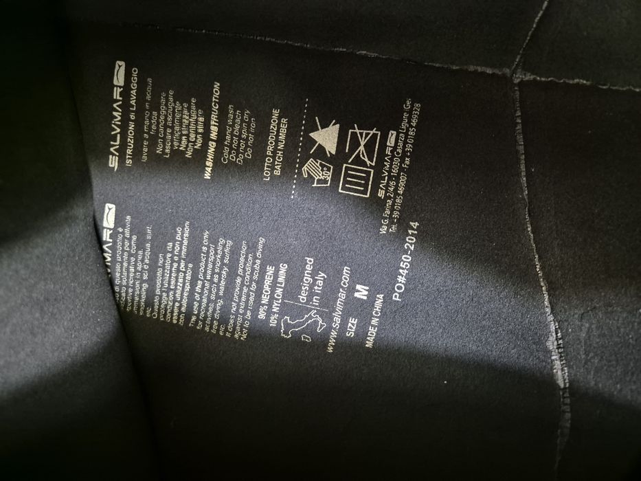 Pianka neoprenowa do nurkowania Salvimar rozmiar M