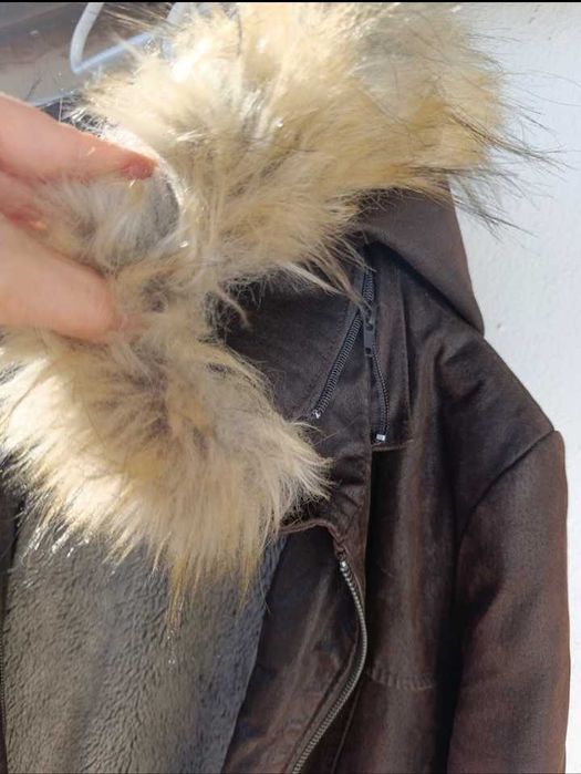 Promoção Casaco em Pele Genuína p o Inverno!