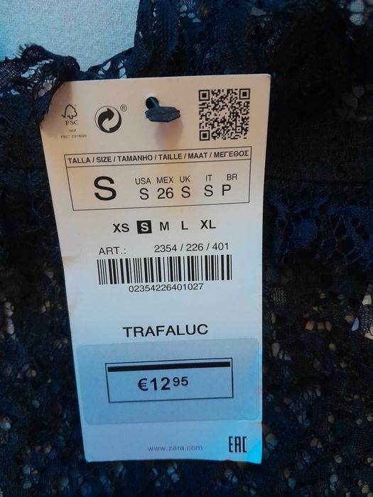 Braletka Zara rozmiar S