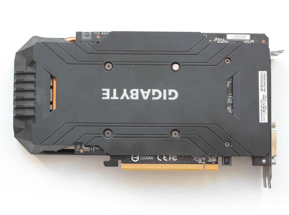 GIGABYTE GV-N1060WF2OC-3GD - nVidia GTX 1060 - 3GB - 192bit - пломби