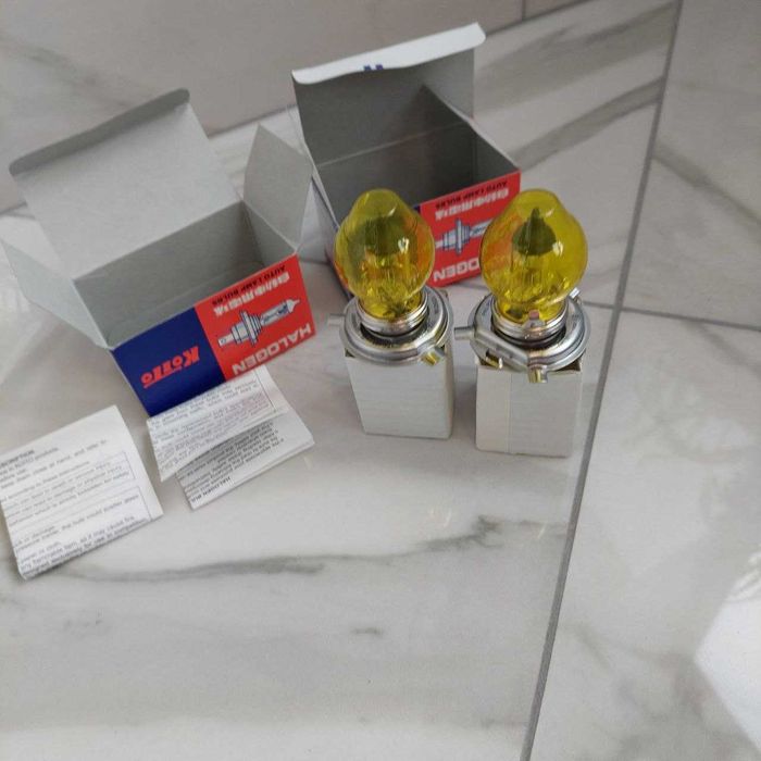 Лампы накаливания галогенные H4 KOITO 0456Y - YELLOW