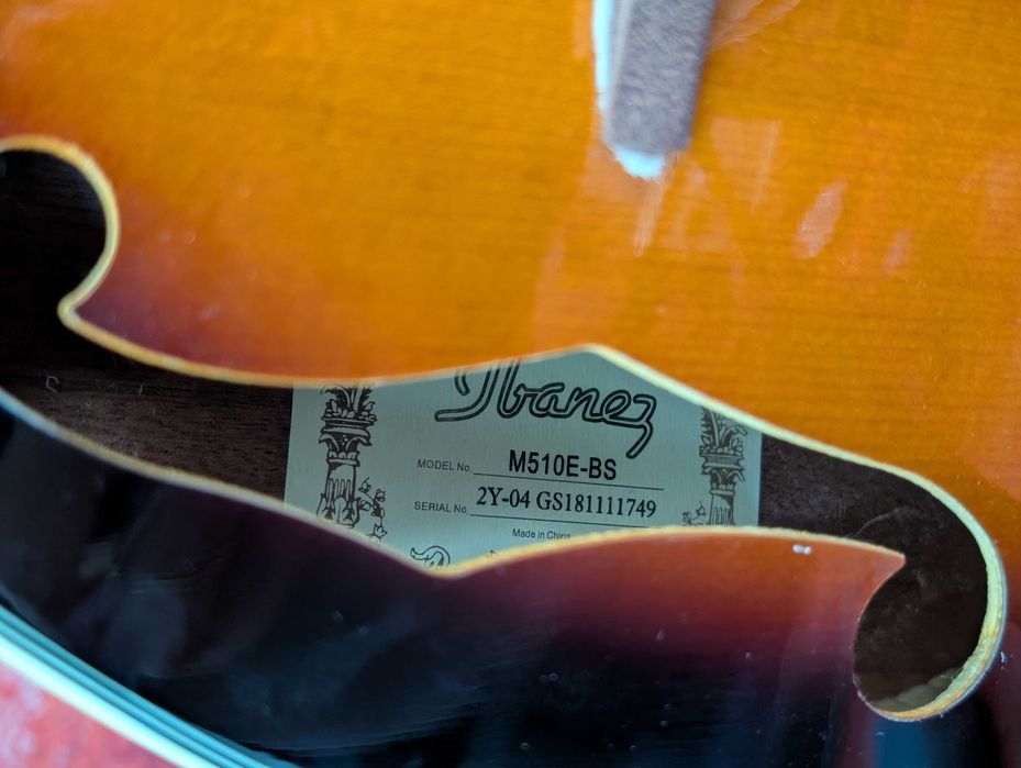 Bandolim IBANEZ M510E BS com pickup - NUNCA USADO.