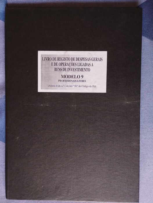 Livro de Registos Contabilísticos – antigo vintage