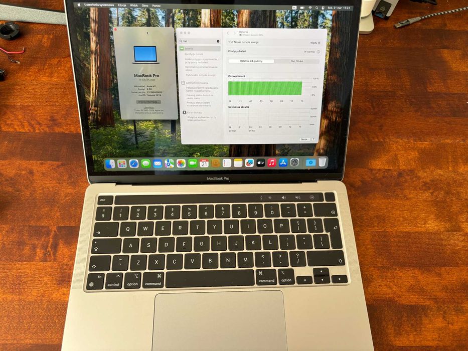MacBook Pro 13' M1 2020 z Touch Bar Przesyłka pobranie gratis