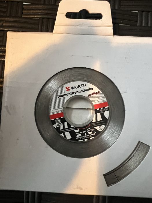 Tarcza diamenttowa do   płytek firmy Wurth125