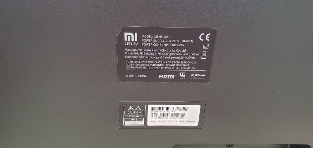 Smartv xiaomi 55 polegadas 4k googleTV