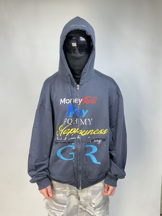 Project G/R GRAILZ zip худі худи зіпка зипка кофта distressed