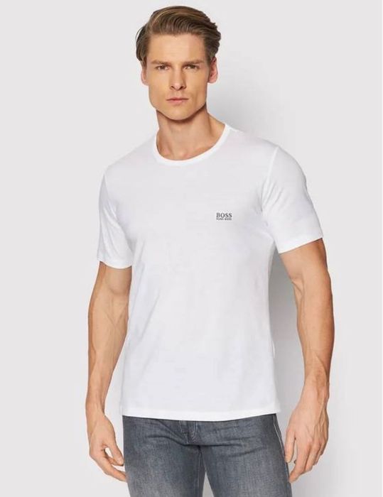 Чоловіча біла футболка Hugo Boss