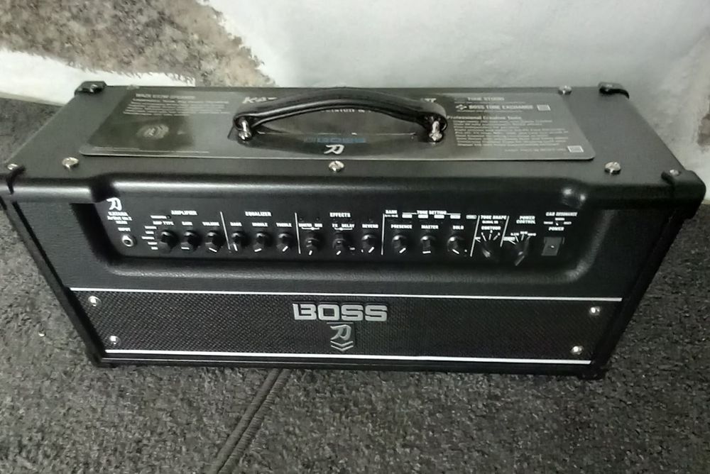 SUPERPREÇO! Cabeça amplificador profissional boss katana artist head mkii