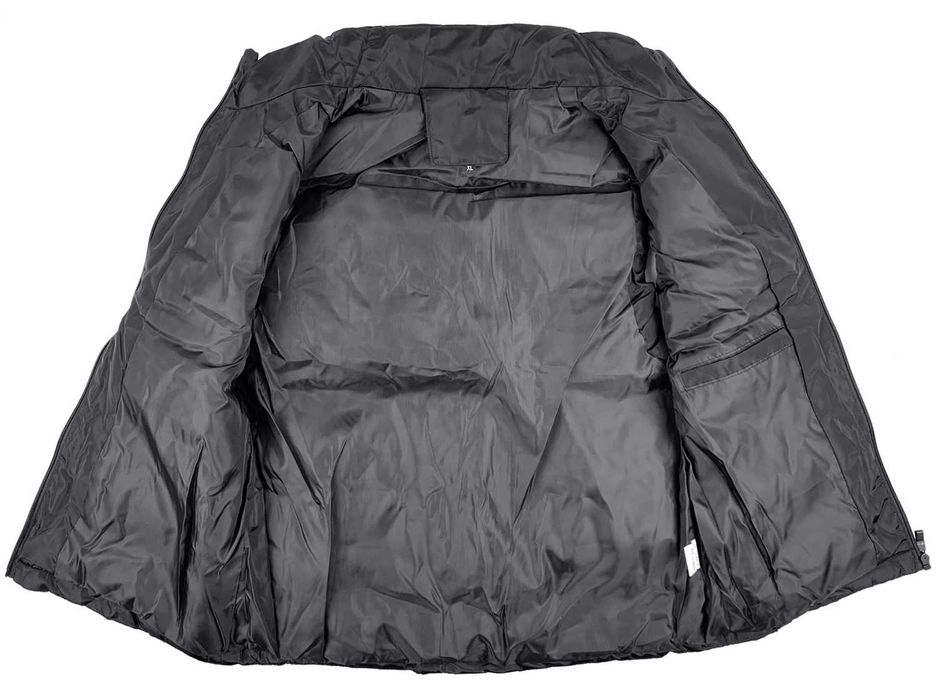 Мужская теплая жилетка на осень/весну, цвет темно-синий, без брендов