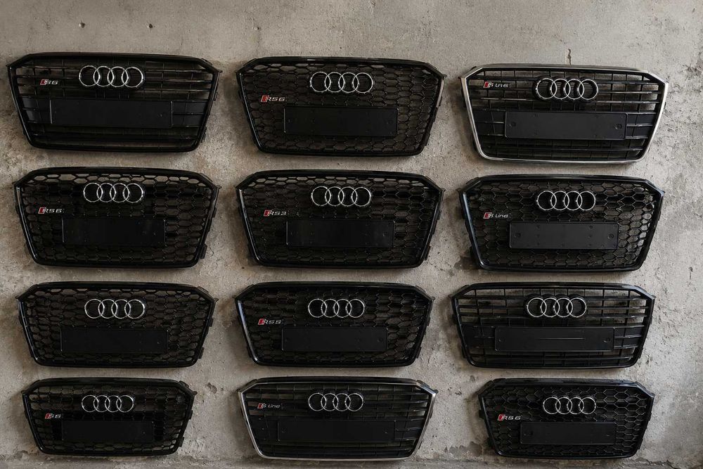 Решотка радіатора решітка ауди ауді audi a1 a3 s3 a4 s4 a5 a6 s7 a7 a8 q2 q4 q6 q8 q5 q3 q7 s6 rs 4s q5 e-tron s line rs