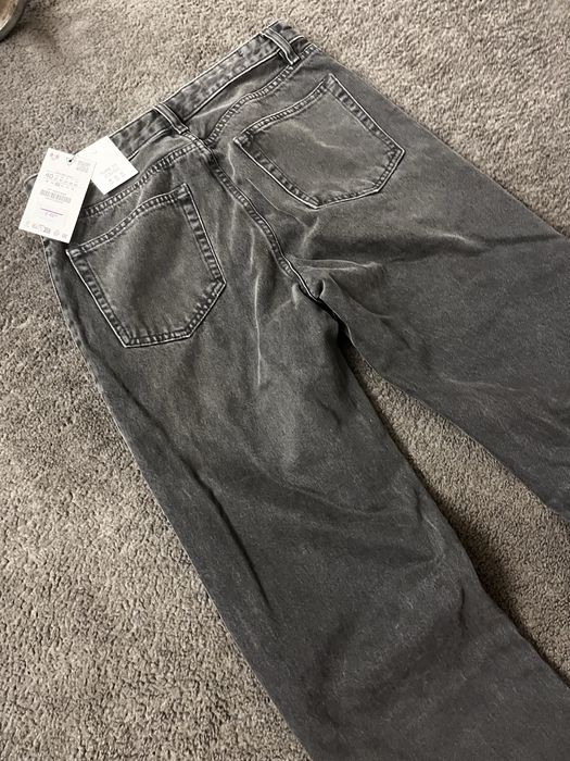 Zara zip flared jeans