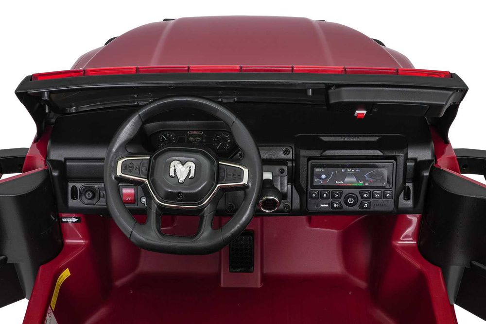 Straż Pożarna Pojazd RAM 3500 na Akumulator Czerwony