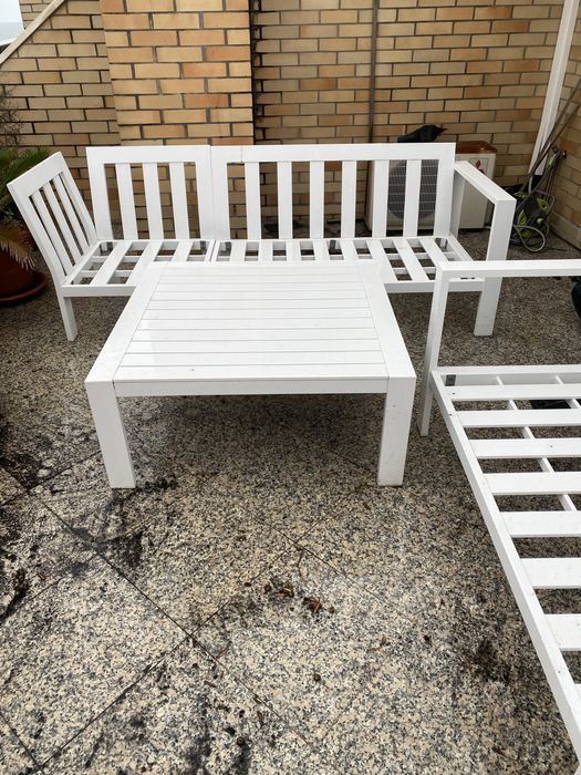 Conjunto exterior jardim