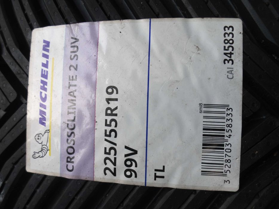 225/55R19 Michelin 2 sztuki CALOROCZNE NOWE 2022 rok