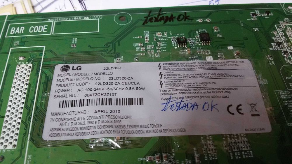 eax60.68.69.04-2 ebt61.01.65.02 tv lcd lg22ld320