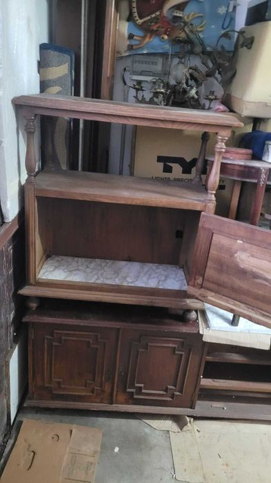 Móvel TV Bar Madeira Suporte