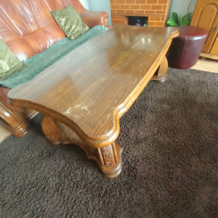 Ława dębowa stół kawowa