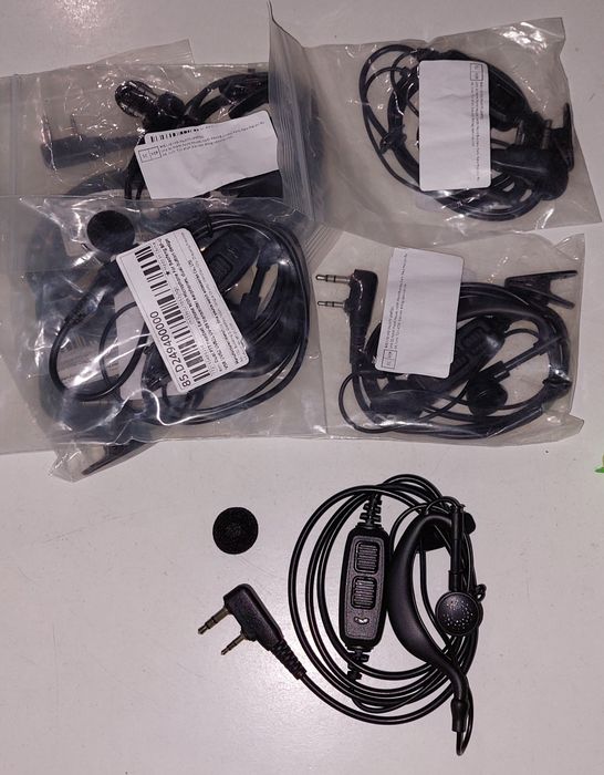 Гарнітура з мікрофоном для рації Baofeng, Kenwood та ін.